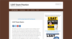 Desktop Screenshot of lsatexampractice.com